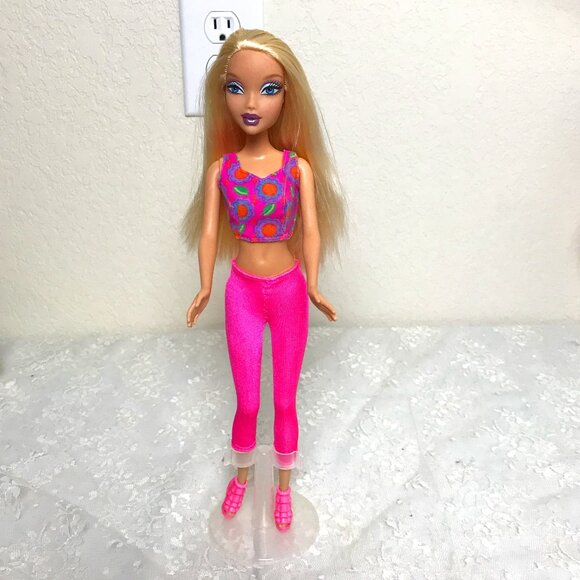 1999 Mattel My Scene Bratz Doll Chelsea Blond Hair Blue Eyes Knees Bend - Picture 1 of 4